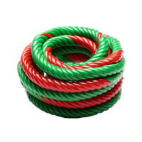 AI generated A plastic rope png isolated on transparent background