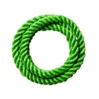 AI generated A plastic rope png isolated on transparent background