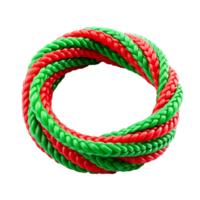 AI generated A plastic rope png isolated on transparent background