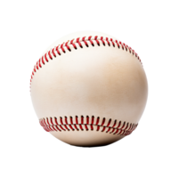 ai generiert Baseball isoliert auf transparent Hintergrund png