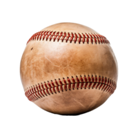 ai generado béisbol aislado en transparente antecedentes png