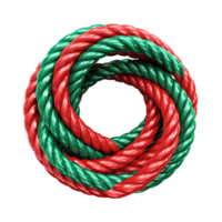 AI generated A plastic rope png isolated on transparent background