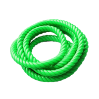 AI generated A plastic rope png isolated on transparent background