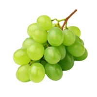 AI generated Green shine muscat grape png isolated on transparent background