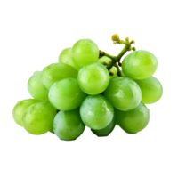 AI generated Green shine muscat grape png isolated on transparent background