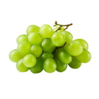 ai gerado verde brilho moscatel uva png isolado em transparente fundo