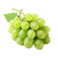 AI generated Green shine muscat grape png isolated on transparent background