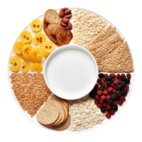 AI generated Breakfast food png isolated on transparent background