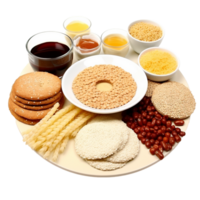 AI generated Breakfast food png isolated on transparent background