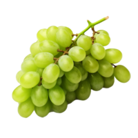 AI generated Green shine muscat grape png isolated on transparent background