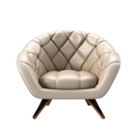 AI generated Modern chair png isolated on transparent background