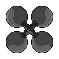 illustration of dumbbell vector