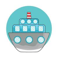 illustration of boat vector