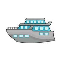 illustration of boat vector