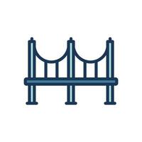 bridge icon symbol vector template