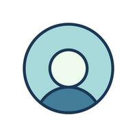 user profile icon symbol vector template