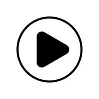 play button icon symbol vector template