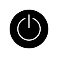 Power button icon symbol vector template