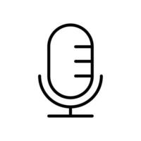 microphone icon symbol vector template