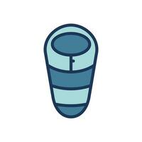 Sleeping Bag Icon Vector Design Template