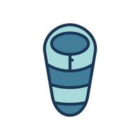 Sleeping Bag Icon Vector Design Template