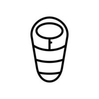 Sleeping Bag Icon Vector Design Template