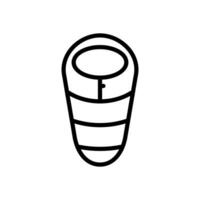 Sleeping Bag Icon Vector Design Template