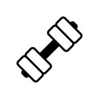 Dumbbell Icon Vector Design Template