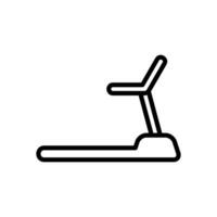 Treadmill Icon Vector Design Template