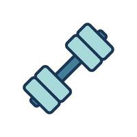 Dumbbell Icon Vector Design Template