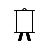 easel icon symbol vector template