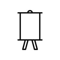 easel icon symbol vector template