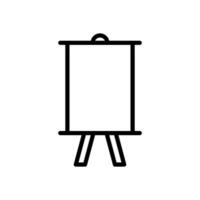 easel icon symbol vector template