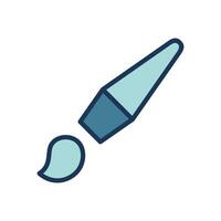 paintbrush icon symbol vector template