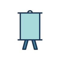 easel icon symbol vector template