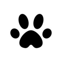 paw print icon symbol vector template