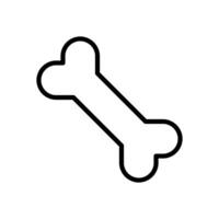 bone icon symbol vector template