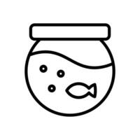 fishbowl icon symbol vector template