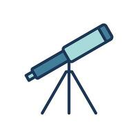 telescope icon symbol vector template