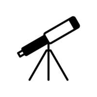 telescope icon symbol vector template