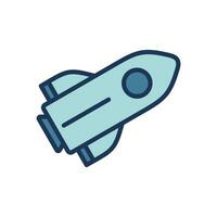 Rocket icon symbol vector template