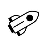 Rocket icon symbol vector template