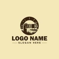 photography logo icon studio photographer photo Company brand logotype modern logo template editable vector