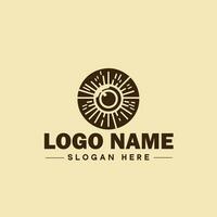 photography logo icon studio photographer photo Company brand logotype modern logo template editable vector