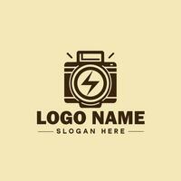 fotografía logo icono estudio fotógrafo foto empresa marca logotipo moderno logo modelo editable vector