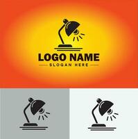 Lamp Logo bulb Light icon Company brand business logo template editable vector