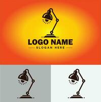 Lamp Logo bulb Light icon Company brand business logo template editable vector