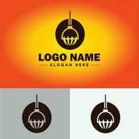 Lamp Logo bulb Light icon Company brand business logo template editable vector