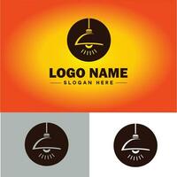 Lamp Logo bulb Light icon Company brand business logo template editable vector