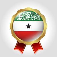 Creative Somaliland Flag Label Vector Design